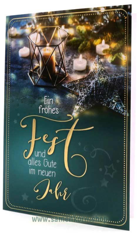 Faltkarte "Ein frohes Fest" 2.Kor.6,2