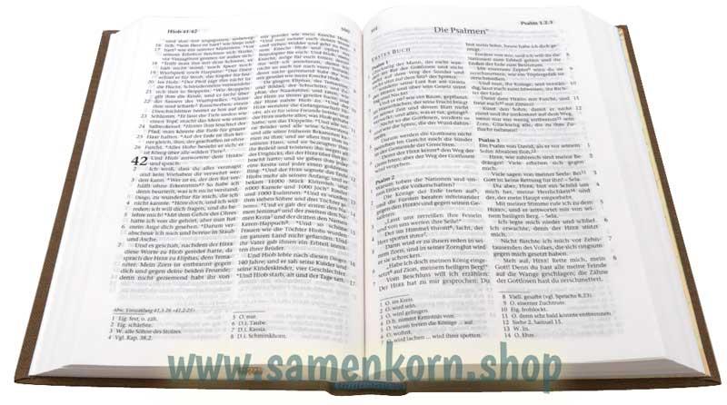 Elberfelder Pocketbibel, Leinen, sandbraun/ Buch
