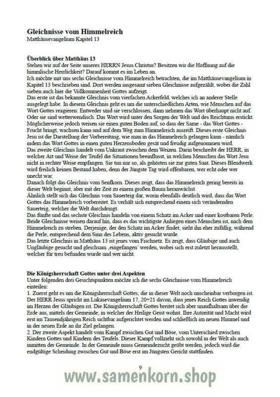 Gleichnisse Jesu - Auslegung/Buch - L. Gassmann