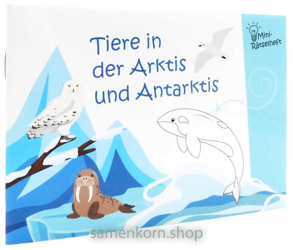 Mini-Rätselheft - Tiere in der Arktis und Antarktis  / Heft
