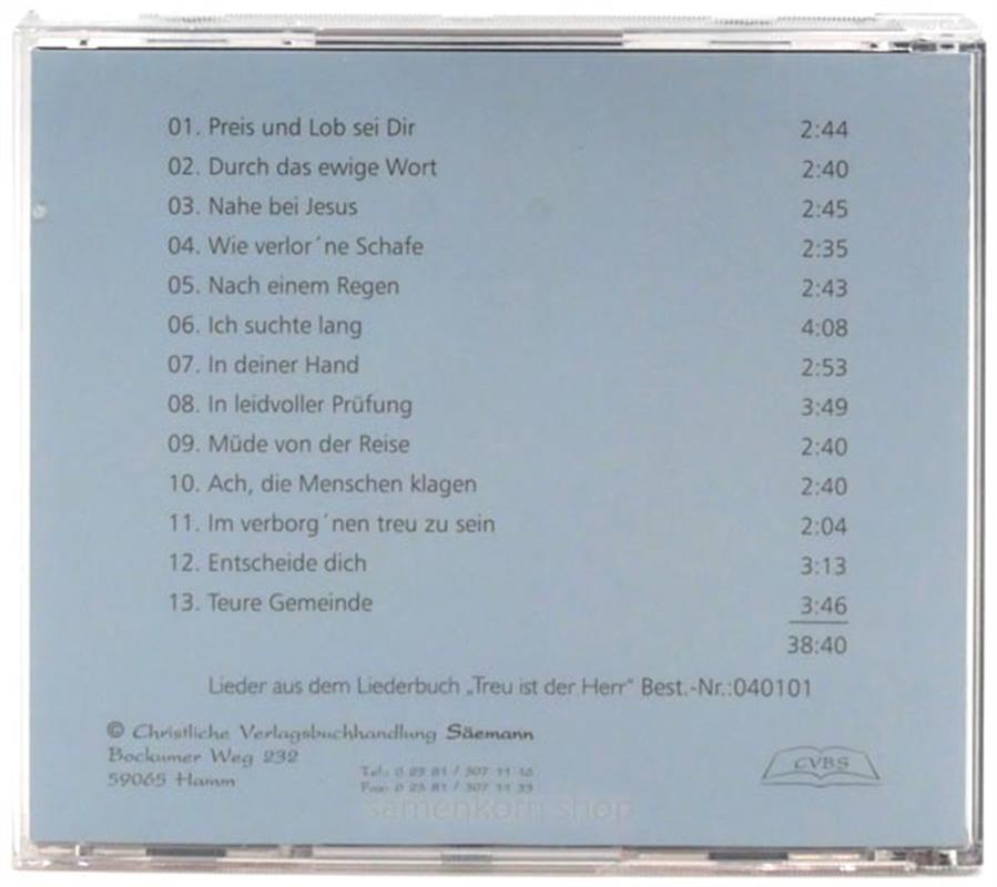 Mich hält des Heilands Hand / CD