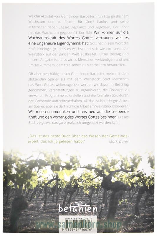 Das Spalier und der Weinstock / Buch