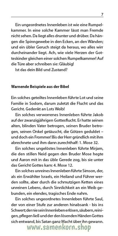Heiligung, Band 23  Reihe Orientierung / Heft