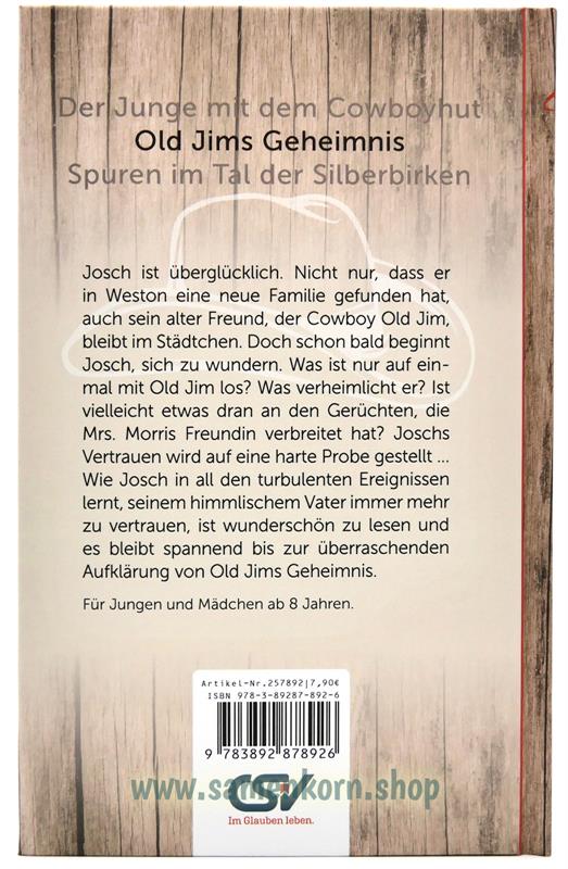 Josch-Trilogie / 3 Bücher (Cowboyhut / Old Jim / Silberbirken)