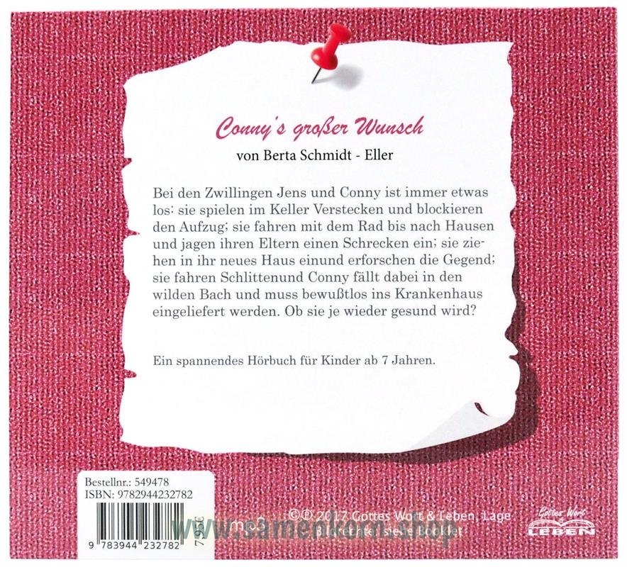 Conny's großer Wunsch / MP3-Hörbuch