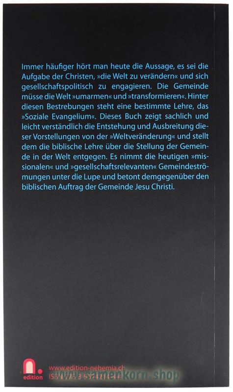 Soll die Gemeinde die Welt verändern? / Buch