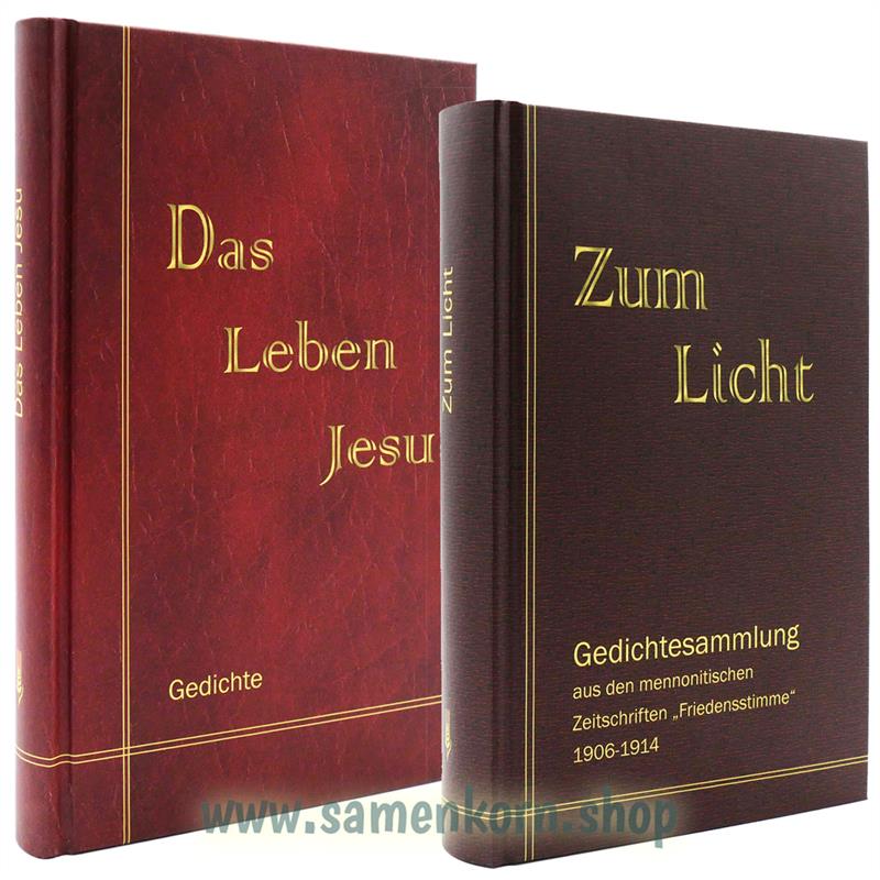 Gedichte-Set: Das Leben Jesu / Zum Licht