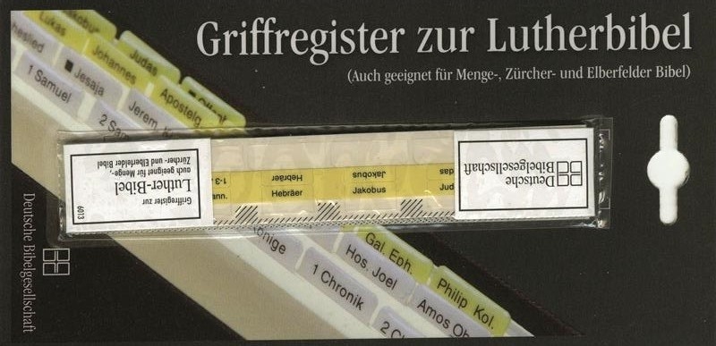 Griffregister zur Luther-Bibel