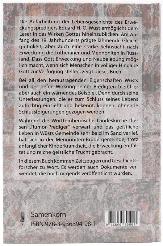 Eduard Wüst / Buch