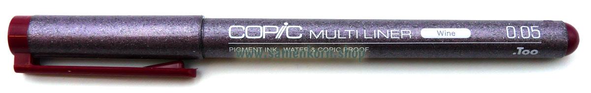 Bibel-Pigment-Ink, COPIC-Multiliner - 4-Farbenset (blau, rot, grün, schwarz)
