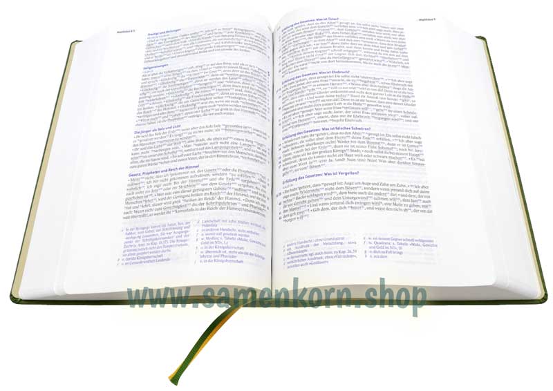 Elberfelder Studienbibel, Kunstleder, mit Sprachschlüssel und Handkonkordanz