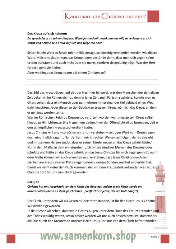 Kann man uns Christen nennen? / Jüngerschaftskurs + Buch