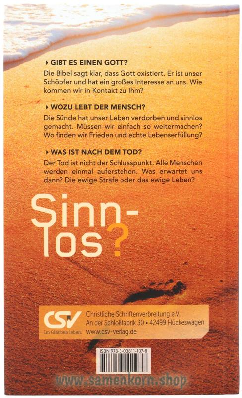 Sinnlos? / Buch