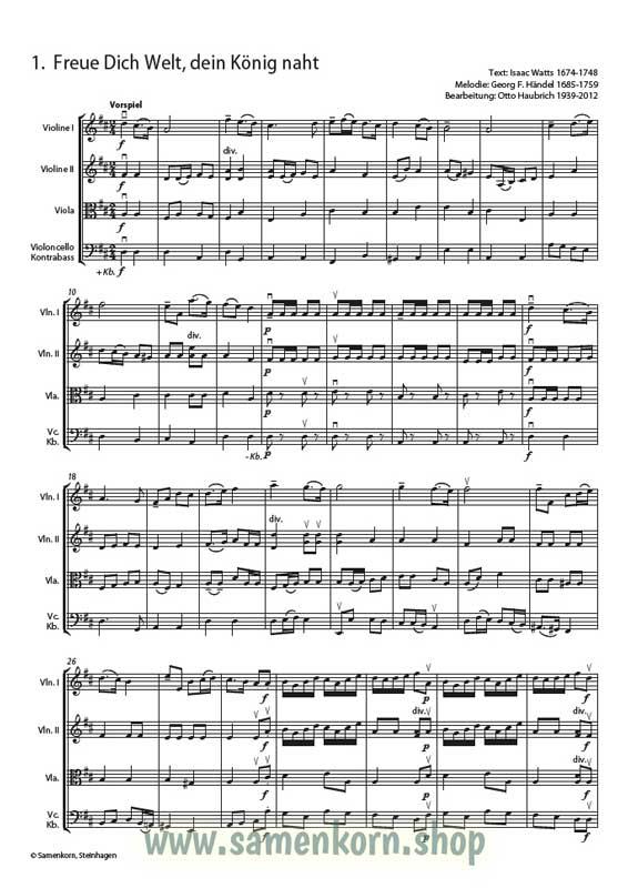 Advents- und Weihnachtsmelodien / Partiturenheft