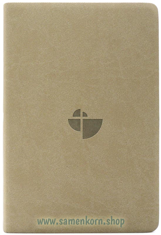 Schlachter 2000 - TA, PU, sandfarben, blauer Farbschnitt / Buch