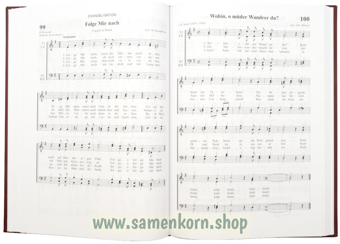 Männerchorlieder / Buch