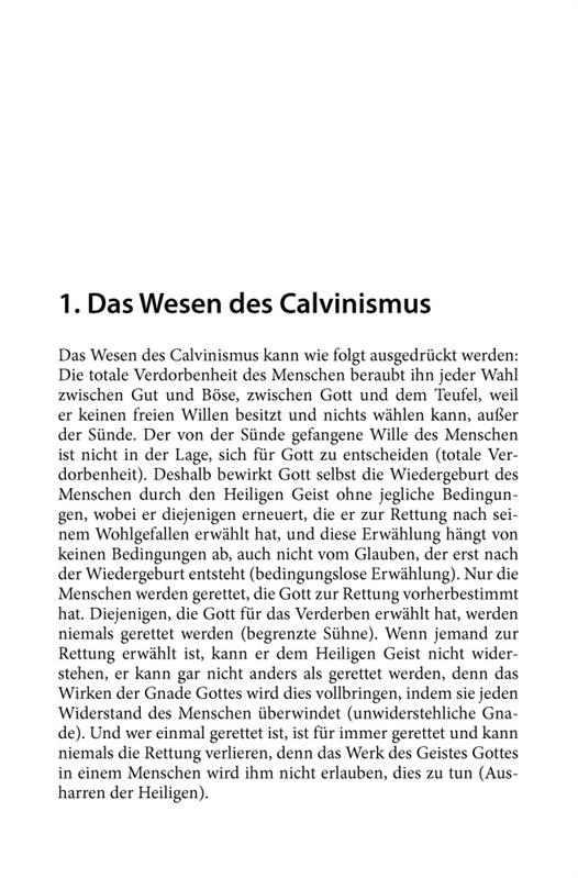 Calvinismus hinterfragt / Buch