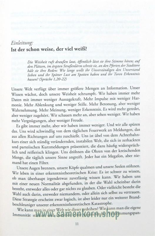 Seele, nähre dich gesund! / Buch