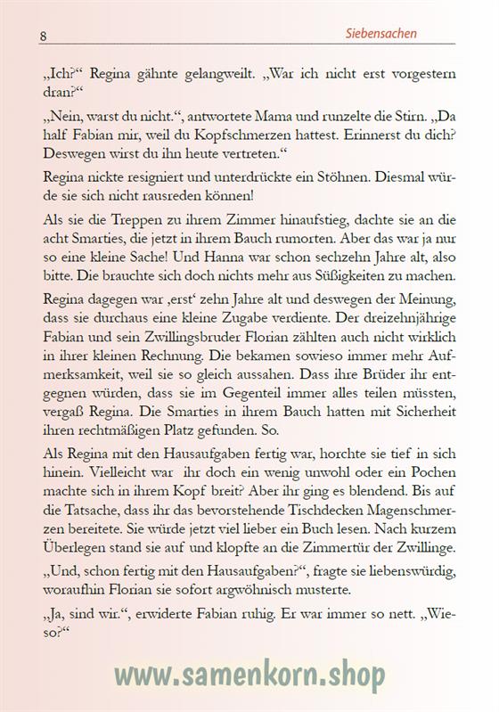 Siebensachen / Buch