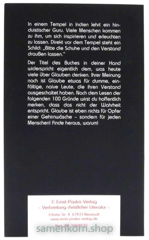 100 Gründe, warum du Jesus brauchst / Buch