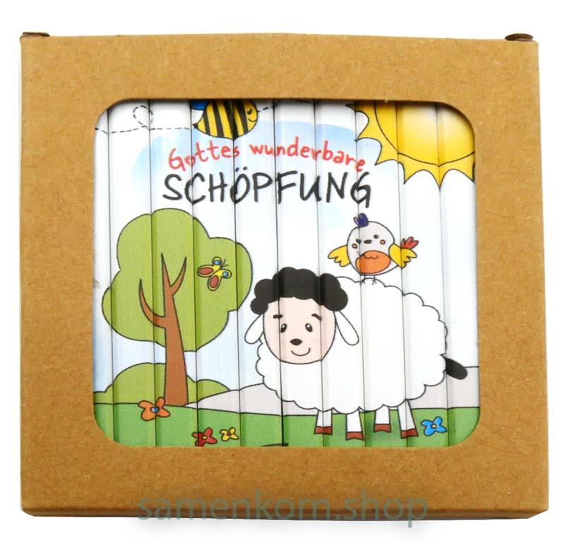 Buntstifte 12er Set "Gottes wunderbare Schöpfung"