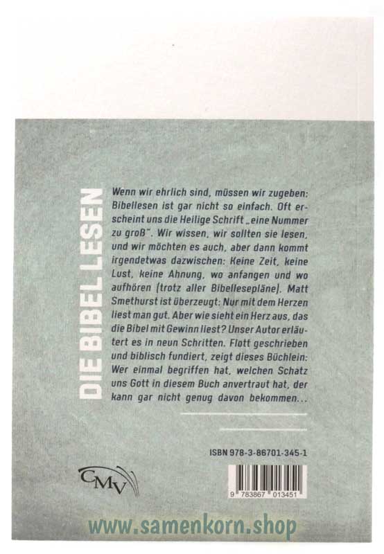 Die Bibel lesen? - Na klar! Aber wie? / Buch
