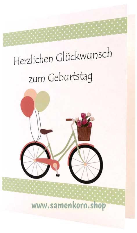 Doppelkarte "Herzlichen Glückwunsch zum Geburtstag" Ps. 103,2