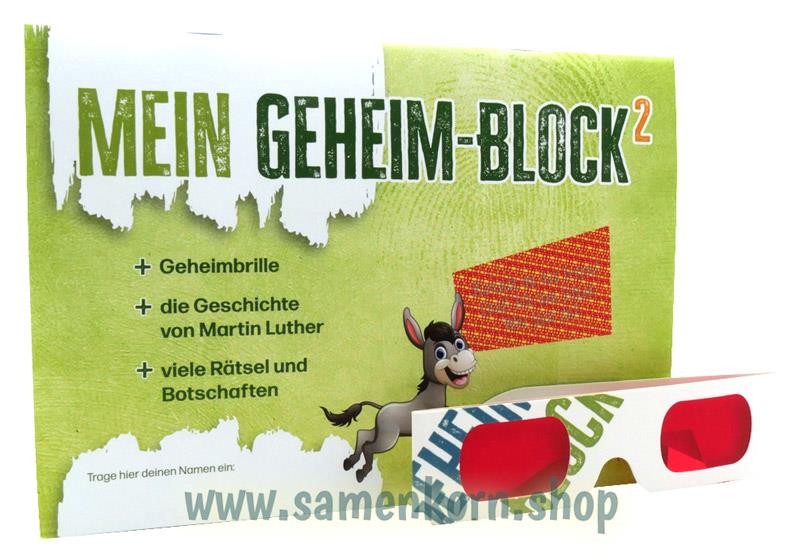 Mein Geheimblock - Martin Luther / Heft