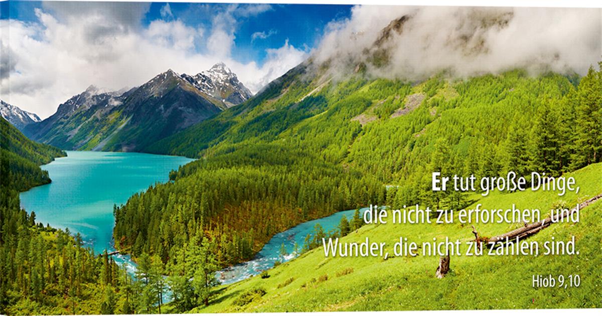 Bild "Berg-See Landschaft"