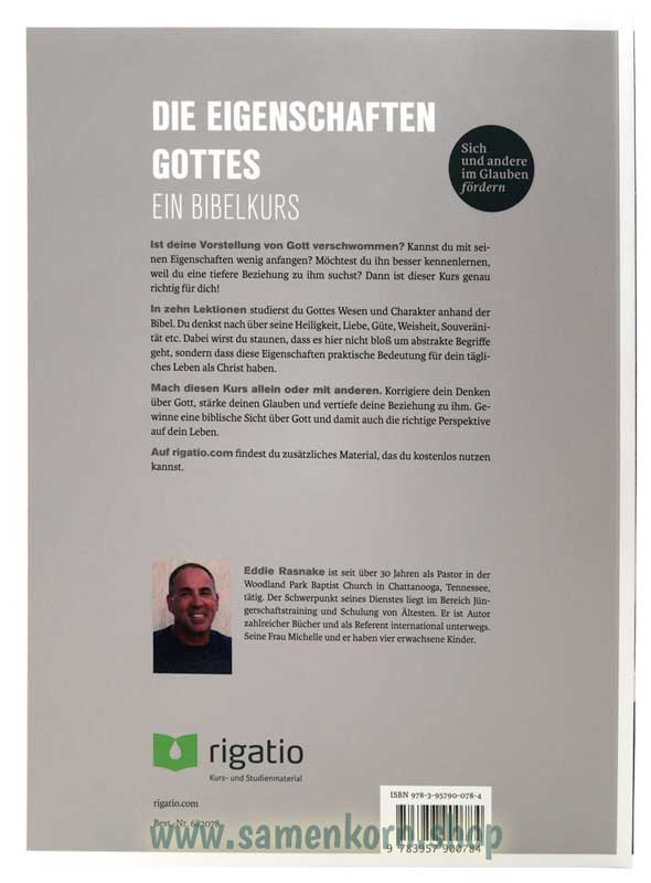 Die Eigenschaften Gottes / Buch