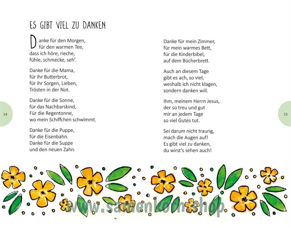 Hab Dank, Herr Jesus! - Kindergedichte / Buch