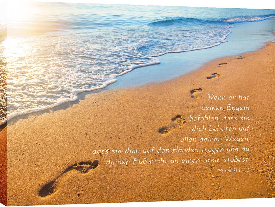 Bild "Spuren im Sand"