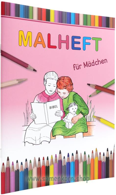 Malheft für Mädchen / Heft