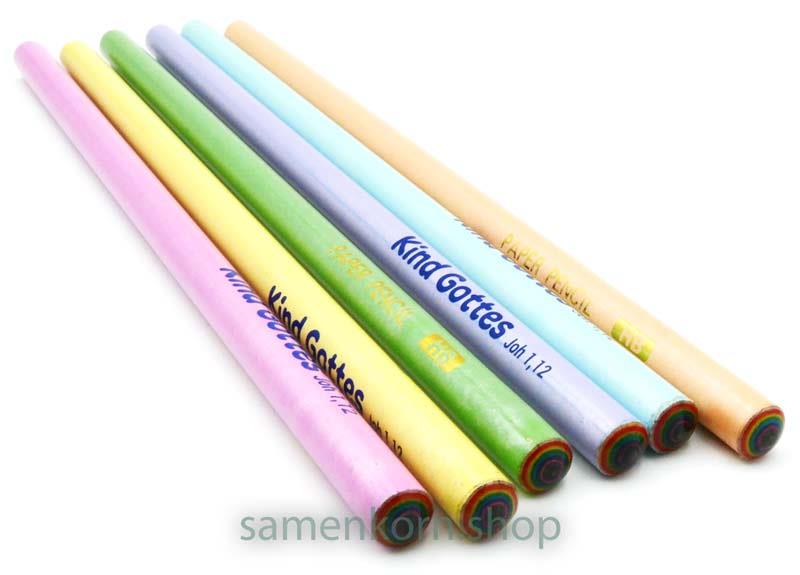 Bleistift Regenbogen, in unterschiedlichen Farben