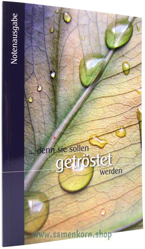Denn sie sollen getröstet werden / Notenheft