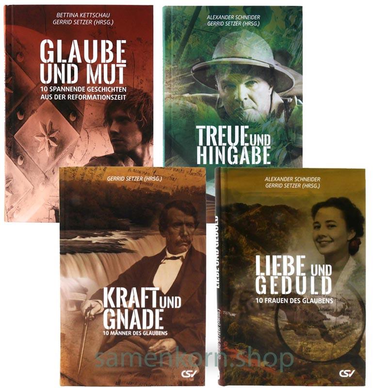 Buchpaket Biografien CSV / 4 Bücher