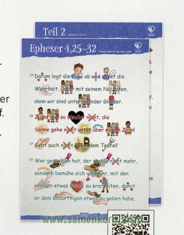 Anweisungen für das neue Leben - Eph. 4,25-32 / 2 Poster