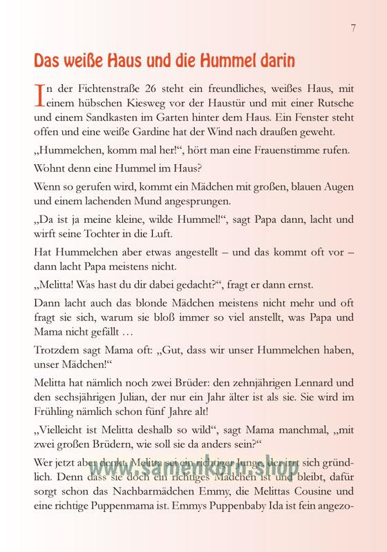 Melitta - die wilde Hummel / Buch