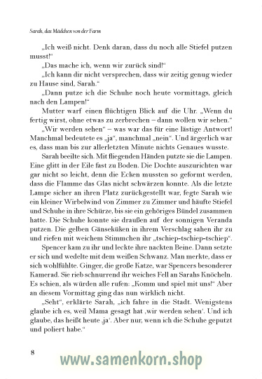 Sarah, das Mädchen von der Farm / Buch
