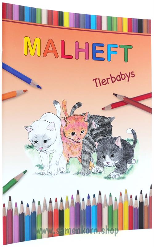 Malheft "Tierbabys" / Heft