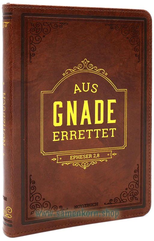 Notizbuch - Aus Gnade errettet