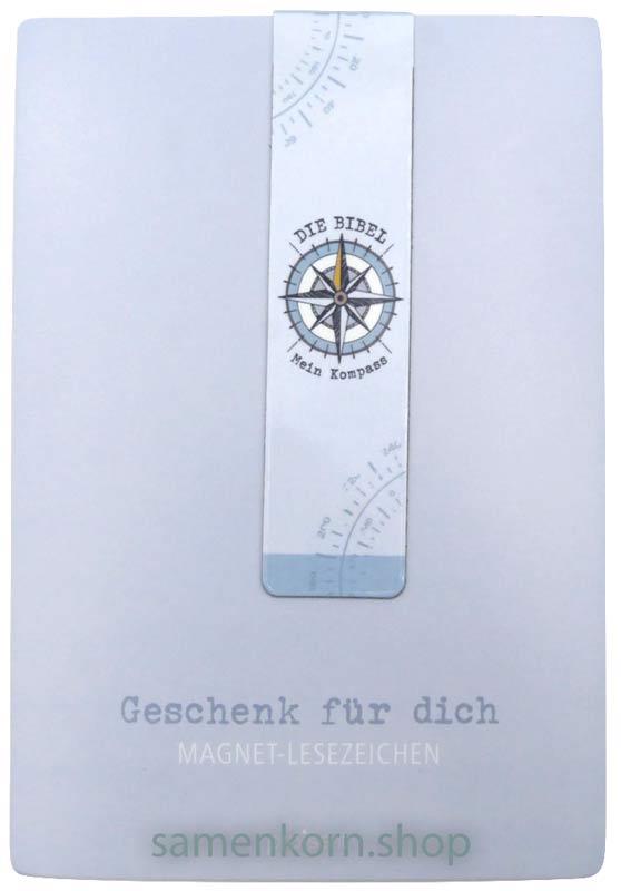 Magnetlesezeichen "Kompass"