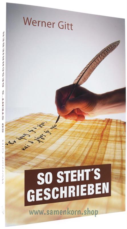 So steht´s geschrieben / Buch