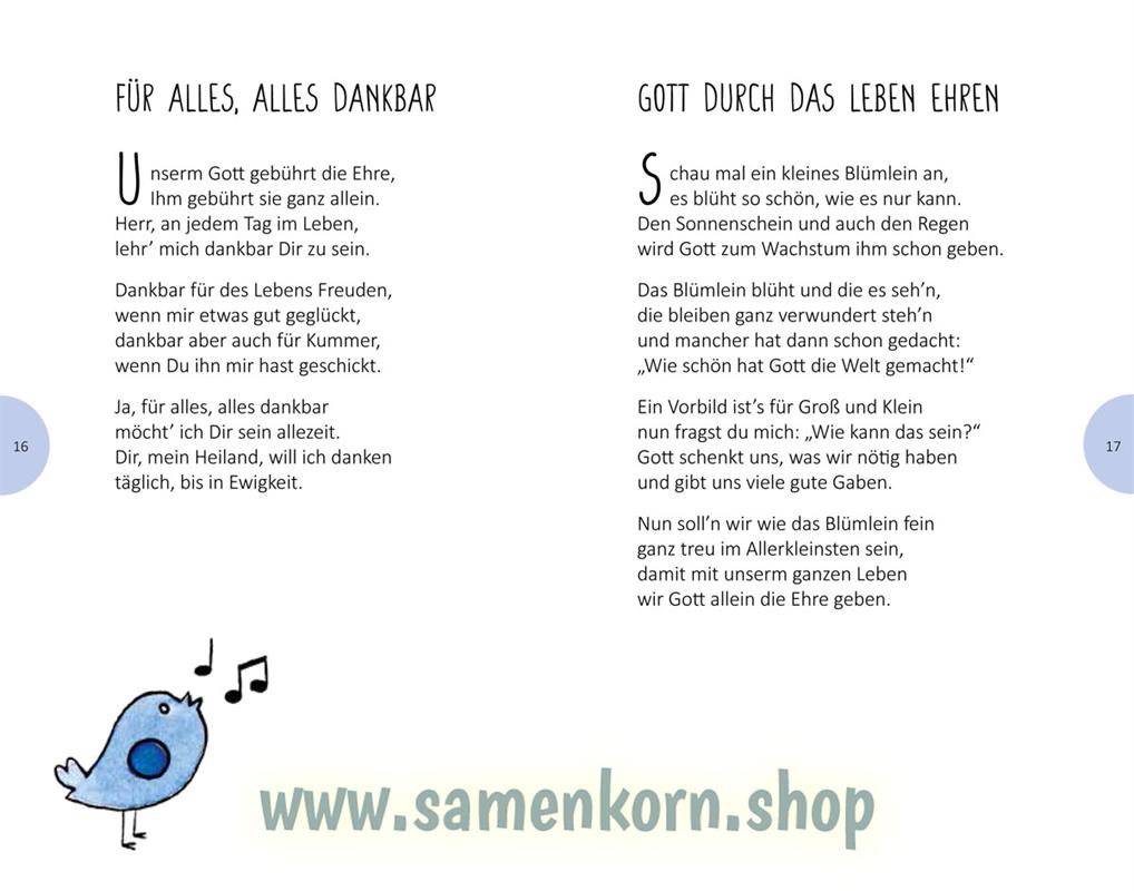 Hab Dank, Herr Jesus! - Kindergedichte / Buch