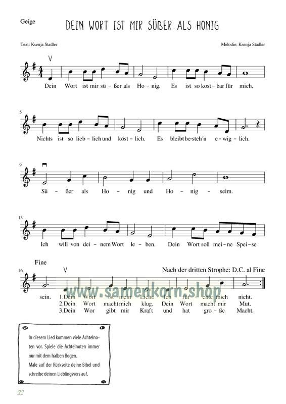 Gemeinsam lernen - Gemeinsam musizieren, Heft David