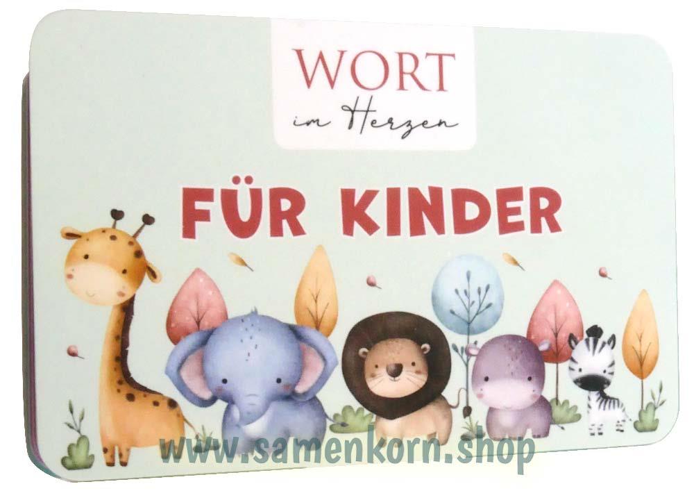 Für Kinder - Wort im Herzen / 48 Lernkarten