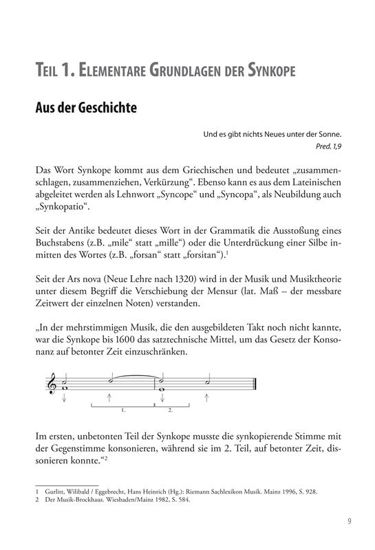 Regel oder Ausnahme / Das Wesen der Synkopen / Buch