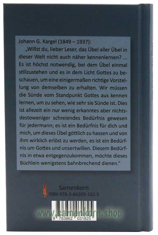 Die Sünde, das Übel aller Übel in dieser Welt / Buch
