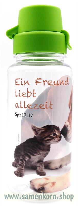 Trinkflasche "Freund" grün