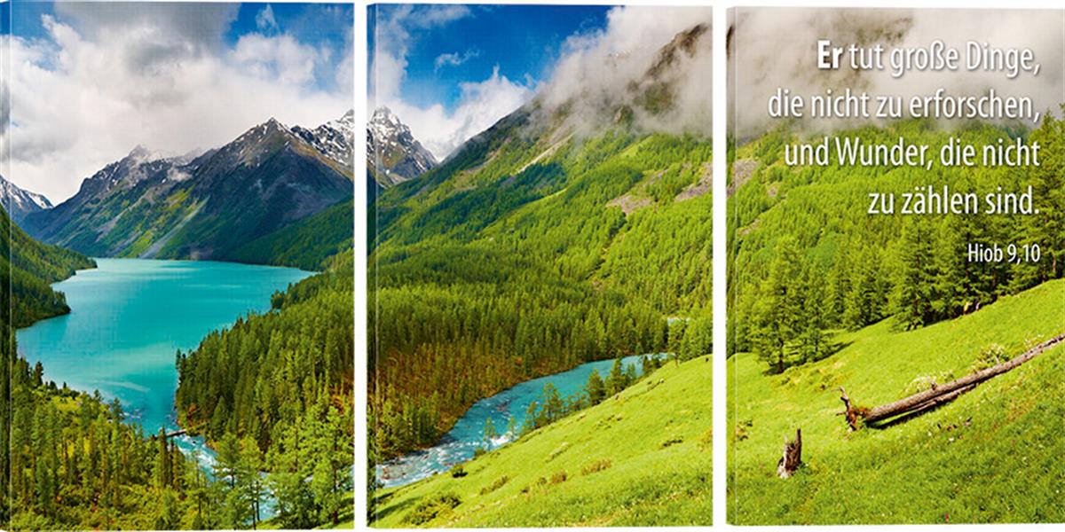 Bild "Berg-See Landschaft"